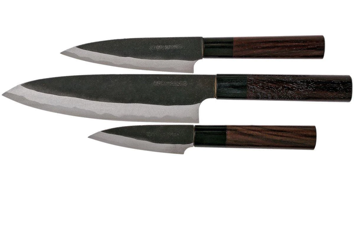 Eden Kanso Aogami Juego De Cuchillos 3-unidades 4 Eden Kanso Aogami Juego De Cuchillos 3-unidades - Imagen 2