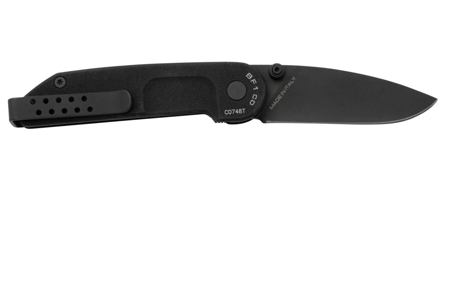 Extrema Ratio BF1 Classic Droppoint 04.1000.0143-RVB Ruvido Black, Navaja 4 Extrema Ratio BF1 Classic Droppoint 04.1000.0143-RVB Ruvido Black, Navaja - Imagen 2