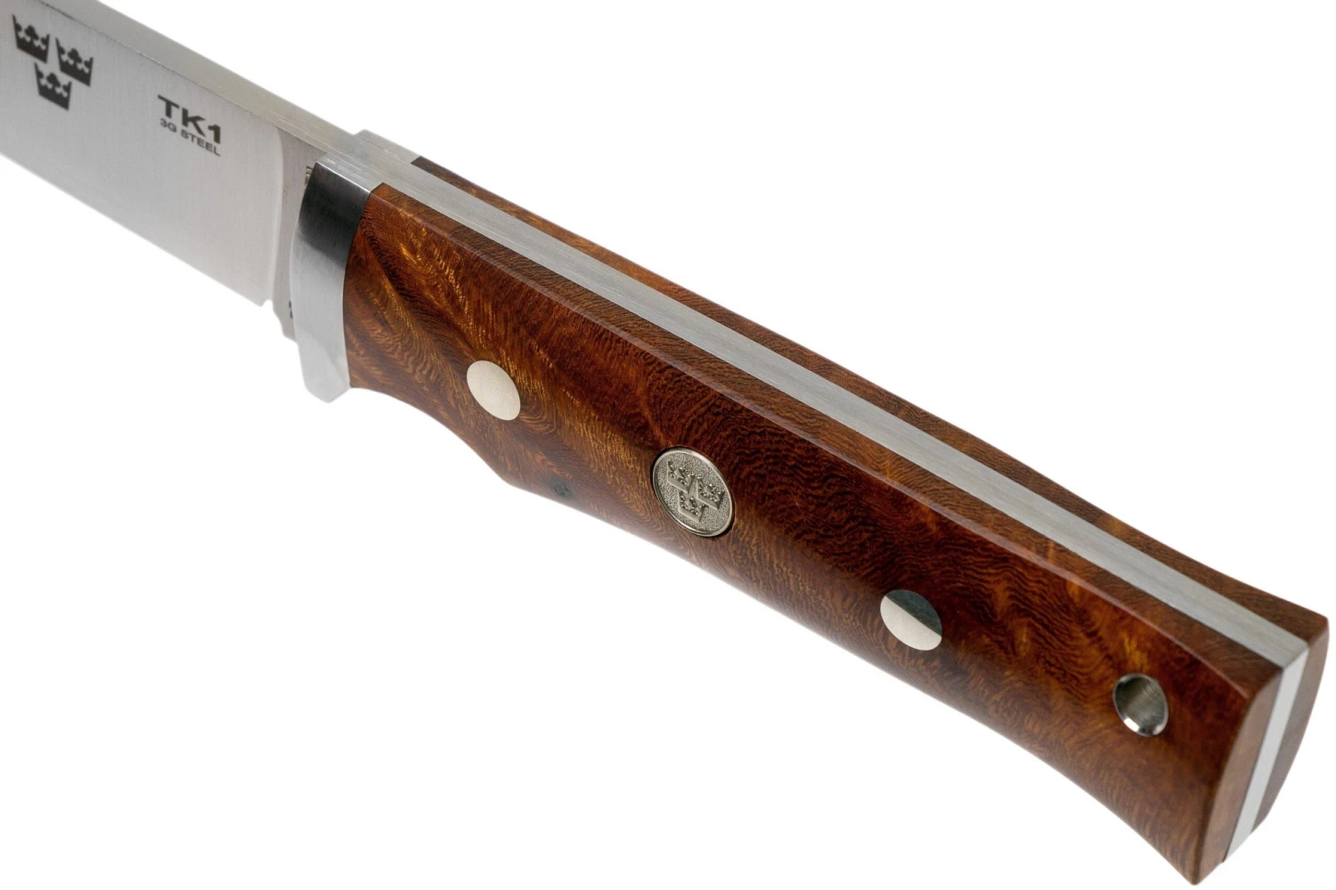 Fallkniven TK1 Tre Kronor, Desert Ironwood, Funda De Cuero 7 Fallkniven TK1 Tre Kronor, Desert Ironwood, Funda De Cuero - Imagen 5
