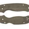 Flytanium Spyderco Para 3 Cachas, Lotus Green Canvas Micarta -Knives And Tools Comercio FLY 1020 01 flytanium