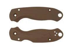 Flytanium Spyderco Para 3 Cachas, Lotus Earth Brown G10