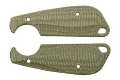 Flytanium CRKT Minimalist Flex FLY-1101 Green Micarta Scales, Cachas