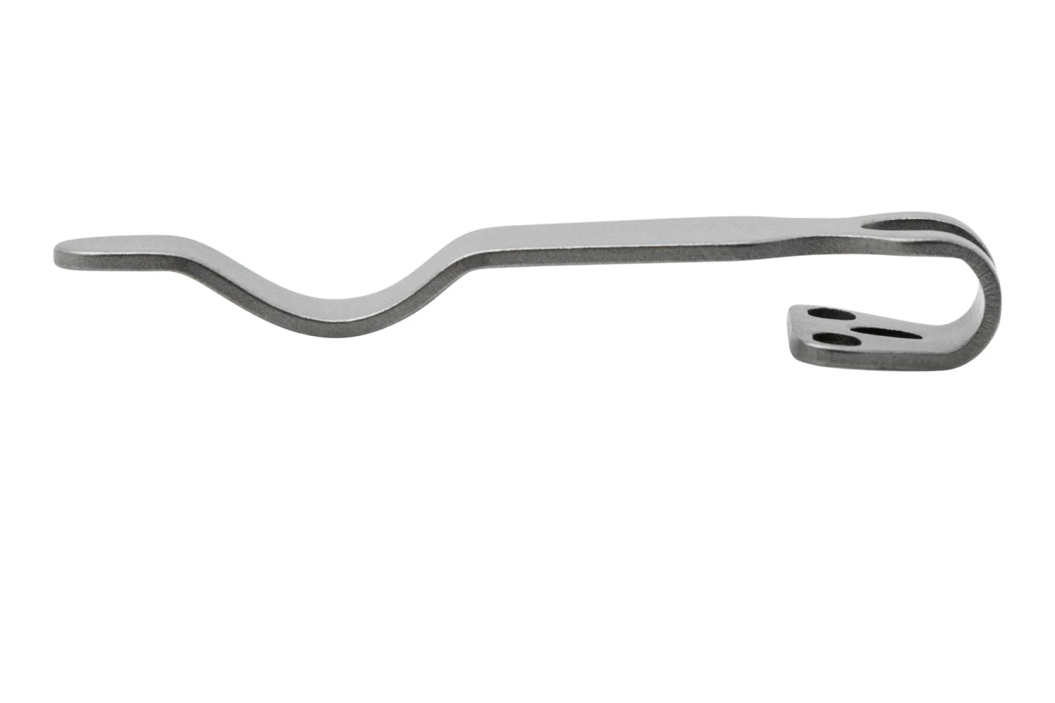 Flytanium Universal Short Pocket Clip FLY-1250SBB Bead Blasted Titanium 4 Flytanium Universal Short Pocket Clip FLY-1250SBB Bead Blasted Titanium - Imagen 2