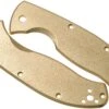 Flytanium Spyderco Tenacious Scales, Latón