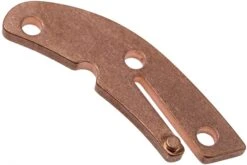 Flytanium Spyderco Delica 4 Backspacer, Cobre