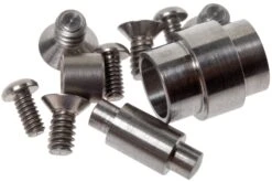 Flytanium Spyderco Para 3 Titanium Hardware Kit, Plata