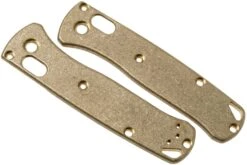 Flytanium Benchmade Mini-Bugout Scales, Brass