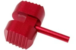 Flytanium Spyderco Manix 2 Ball Cage Lock, Aluminio Rojo