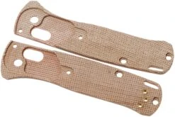 Flytanium Benchmade Mini-Bugout Scales Crossfade, Micarta Natural -Knives And Tools Comercio FLY 888 02 flytanium