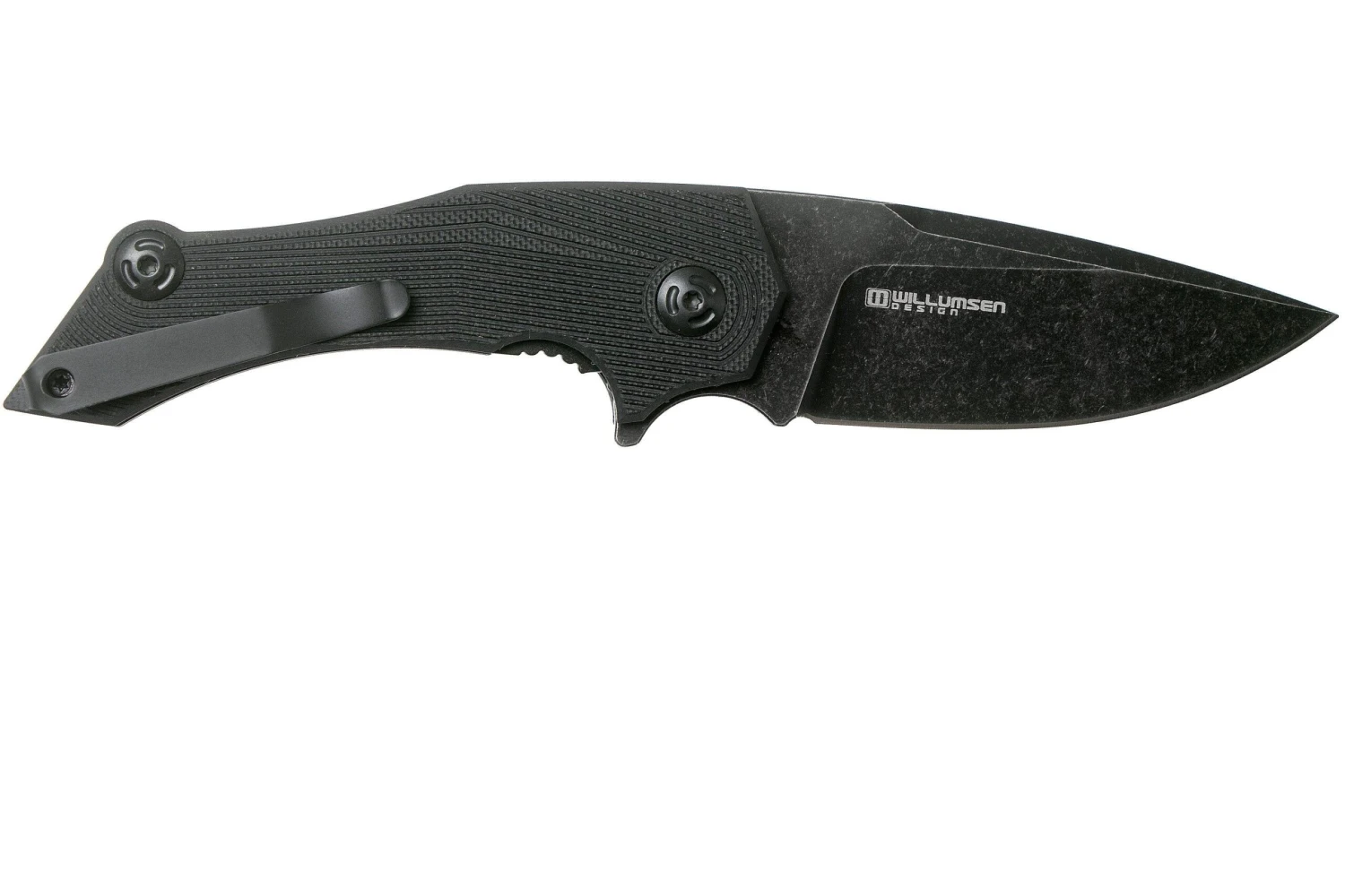 Fox Knives Munin BF-747 Black Fox, Black G10 Navaja, Mikkel Willumsen Design 4 Fox Knives Munin BF-747 Black Fox, Black G10 Navaja, Mikkel Willumsen Design - Imagen 2