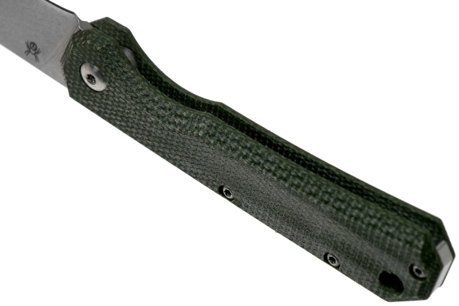 Fox Black Fox Ciol Folding Knife BF-748MI Green Micarta Navaja, Denis Simonutti Design 7 Fox Black Fox Ciol Folding Knife BF-748MI Green Micarta Navaja, Denis Simonutti Design - Imagen 5