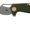 Black Fox Puck BF-761OD Bead Blasted D2, OD Green G10, Navaja