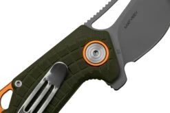 Black Fox Puck BF-761OD Bead Blasted D2, OD Green G10, Navaja 12 Black Fox Puck BF-761OD Bead Blasted D2, OD Green G10, Navaja -Knives And Tools Comercio FOBF 761OD 05 blackfox