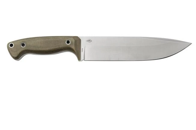 Fox Knives FX-140XL MI Green Canvas Micarta Knivesandtools Exclusive Cuchillo Fijo, Diseño De Markus Reichart 4 Fox Knives FX-140XL MI Green Canvas Micarta Knivesandtools Exclusive Cuchillo Fijo, Diseño De Markus Reichart - Imagen 2