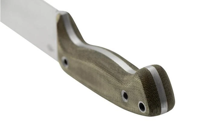 Fox Knives FX-140XL MI Green Canvas Micarta Knivesandtools Exclusive Cuchillo Fijo, Diseño De Markus Reichart 6 Fox Knives FX-140XL MI Green Canvas Micarta Knivesandtools Exclusive Cuchillo Fijo, Diseño De Markus Reichart - Imagen 4