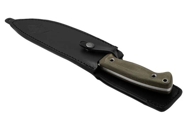 Fox Knives FX-140XL MI Green Canvas Micarta Knivesandtools Exclusive Cuchillo Fijo, Diseño De Markus Reichart 9 Fox Knives FX-140XL MI Green Canvas Micarta Knivesandtools Exclusive Cuchillo Fijo, Diseño De Markus Reichart - Imagen 7
