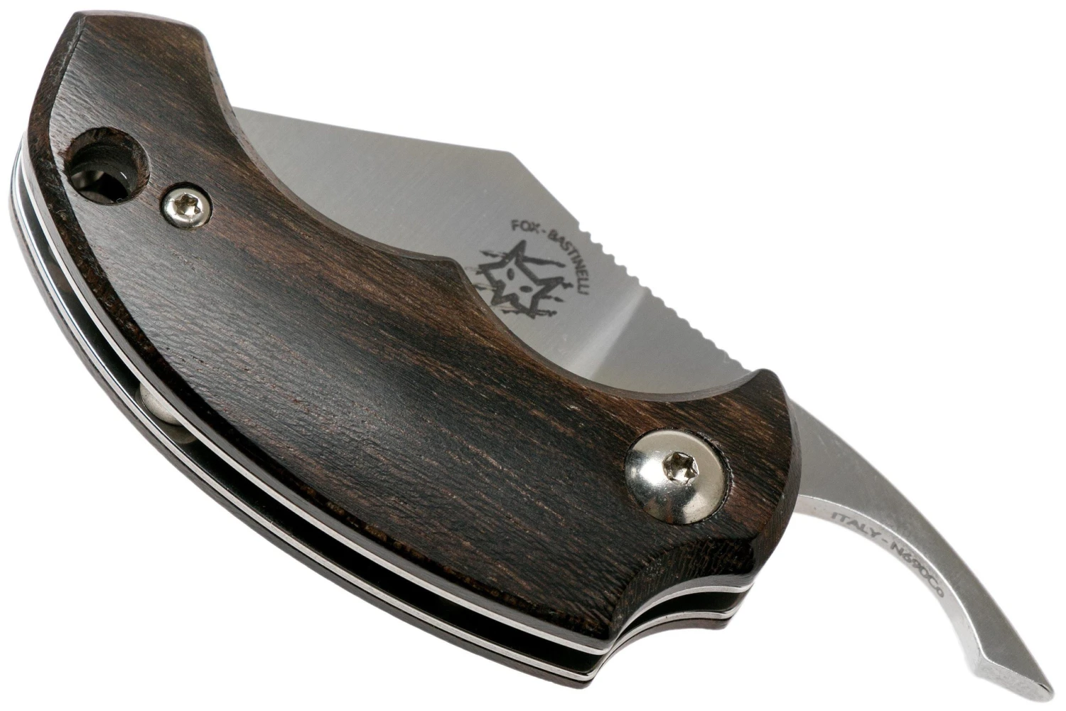 Fox BB Drago FX-519ZW Ziricote Wood Navaja, Bastinelli Design 6 Fox BB Drago FX-519ZW Ziricote Wood Navaja, Bastinelli Design - Imagen 4