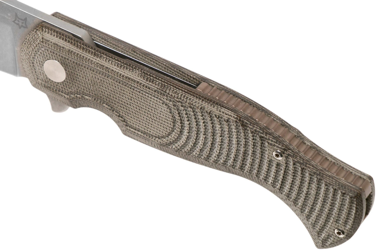 Fox Knives Eastwood Tiger 524G Stonewashed D2, Green Micarta Navaja, Diseño Gudy Van Poppel 9 Fox Knives Eastwood Tiger 524G Stonewashed D2, Green Micarta Navaja, Diseño Gudy Van Poppel - Imagen 7