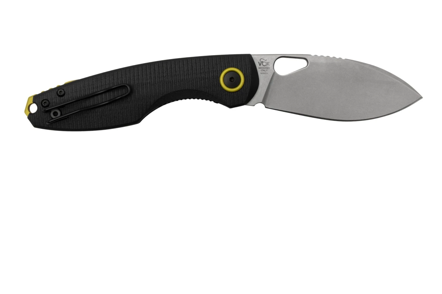 Fox Chilin FX-530-G10B Stonewashed N690, Black G10 Navaja, Diseño Jesper Voxnaes 4 Fox Chilin FX-530-G10B Stonewashed N690, Black G10 Navaja, Diseño Jesper Voxnaes - Imagen 2