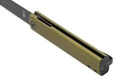 Fox Knives Chnops, FX-543 ALG, Green Aluminum, Black Becut Navaja, Diseño Riccardo Gobbato -Knives And Tools Comercio FOFX 543ALG 04 foxknives