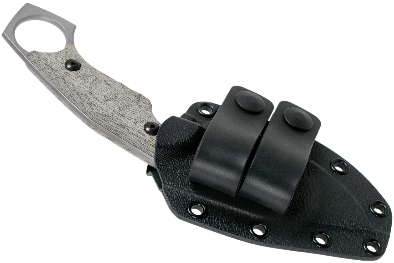 Fox Knives Monkey Thumper FX-633MOD OD Green Canvas Micarta Cuchillo Fijo, Ken Vehikite Design 9 Fox Knives Monkey Thumper FX-633MOD OD Green Canvas Micarta Cuchillo Fijo, Ken Vehikite Design - Imagen 7