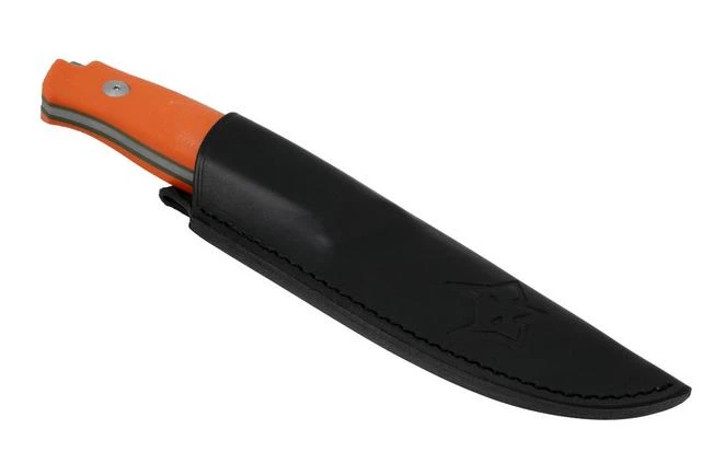 Fox Knives Rifle Windage FX-661 OR, Orange G10 Cuchillo Fijo, Diseño Raven Knives 8 Fox Knives Rifle Windage FX-661 OR, Orange G10 Cuchillo Fijo, Diseño Raven Knives - Imagen 6