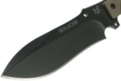 Fox Rimor Bushcraft FX-9CM07OD Black Cuchillo De Exterior -Knives And Tools Comercio FOFX 9CM07OD 03 fox knives