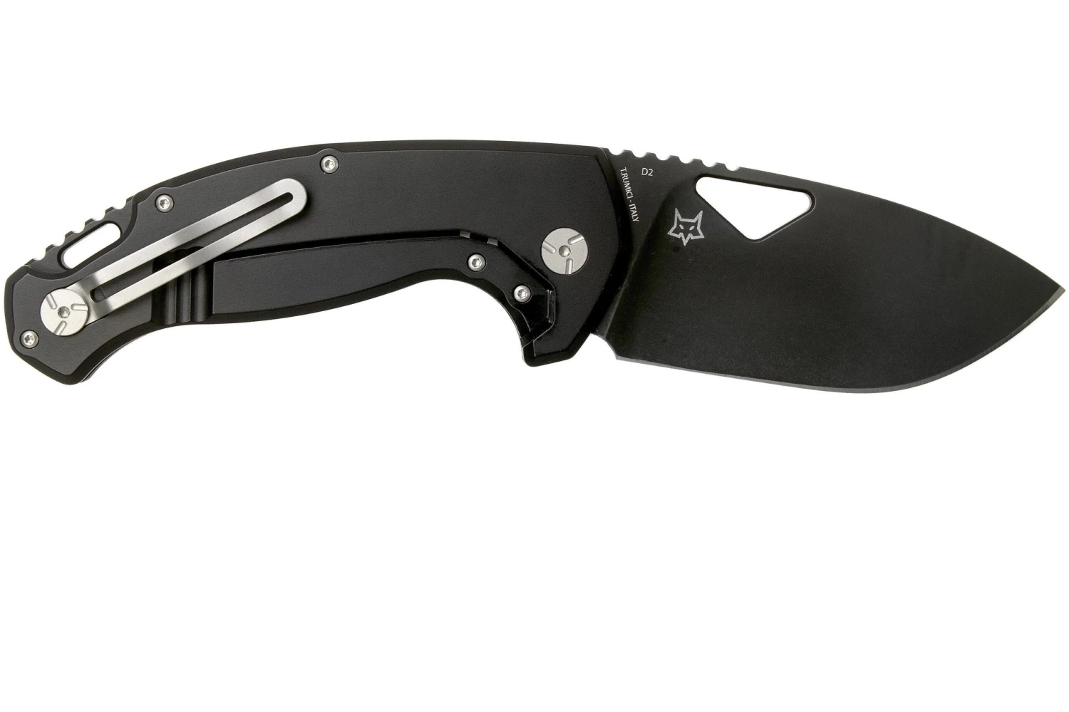 Fox El Capitan SK-02 BSW Summit Knife Co, Black Stonewashed Navaja, Tommaso Rumici Design 4 Fox El Capitan SK-02 BSW Summit Knife Co, Black Stonewashed Navaja, Tommaso Rumici Design - Imagen 2