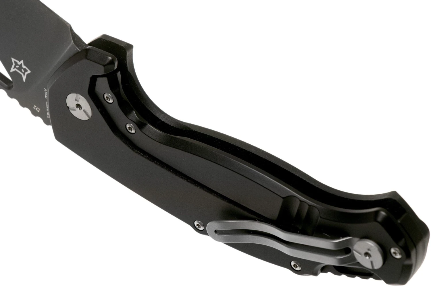 Fox El Capitan SK-02 BSW Summit Knife Co, Black Stonewashed Navaja, Tommaso Rumici Design 7 Fox El Capitan SK-02 BSW Summit Knife Co, Black Stonewashed Navaja, Tommaso Rumici Design - Imagen 5