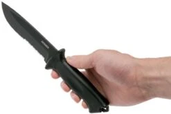 Gerber Prodigy Fixed Blade Black Serrated 22-01121 Cuchillo Fijo -Knives And Tools Comercio GE22 01121 06 gerber ge22 01121 06