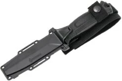 Gerber Strongarm Fixed Blade Black SE 30-001060N Cuchillo Fijo, Parcialmente Dentado -Knives And Tools Comercio GE30 001060N 07 gerber strongarm ge30 001060n 07