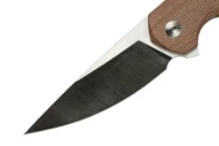 GiantMouse ACE Corta Natural Canvas Micarta Navaja, Ansø Y Voxnaes Design -Knives And Tools Comercio GM CO NCM 03 giantmouse