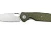 GiantMouse ACE REO Green Canvas Micarta Satin Magnacut, Navaja -Knives And Tools Comercio GM REO GRN CANVAS 01 giantmouse