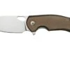 GiantMouse ACE Biblio Bronze Natural Micarta Navaja, Diseño Ansø En Voxnaes -Knives And Tools Comercio GMBIBLIO BRZ NAT IN 01 giantmouse