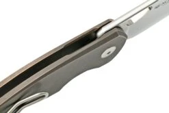 GiantMouse ACE Biblio Bronze Natural Micarta Navaja, Diseño Ansø En Voxnaes -Knives And Tools Comercio GMBIBLIO BRZ NAT IN 06 giantmouse