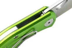 GiantMouse ACE Nibbler Green Aluminum, N690 Navaja, Diseño Ansø En Voxnaes -Knives And Tools Comercio GMNIBBLER ALU GREEN 06 giantmouse