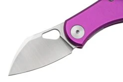 GiantMouse ACE Nibbler Purple Aluminium, Navaja N690, Diseño Ansø En Voxnaes -Knives And Tools Comercio GMNIBBLER ALU PURPLE 03 giantmouse