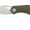 GiantMouse ACE Nibbler Green Canvas Micarta, 20CV Navaja, Diseño Ansø En Voxnaes -Knives And Tools Comercio GMNIBBLER GREEN C 01 giantmouse