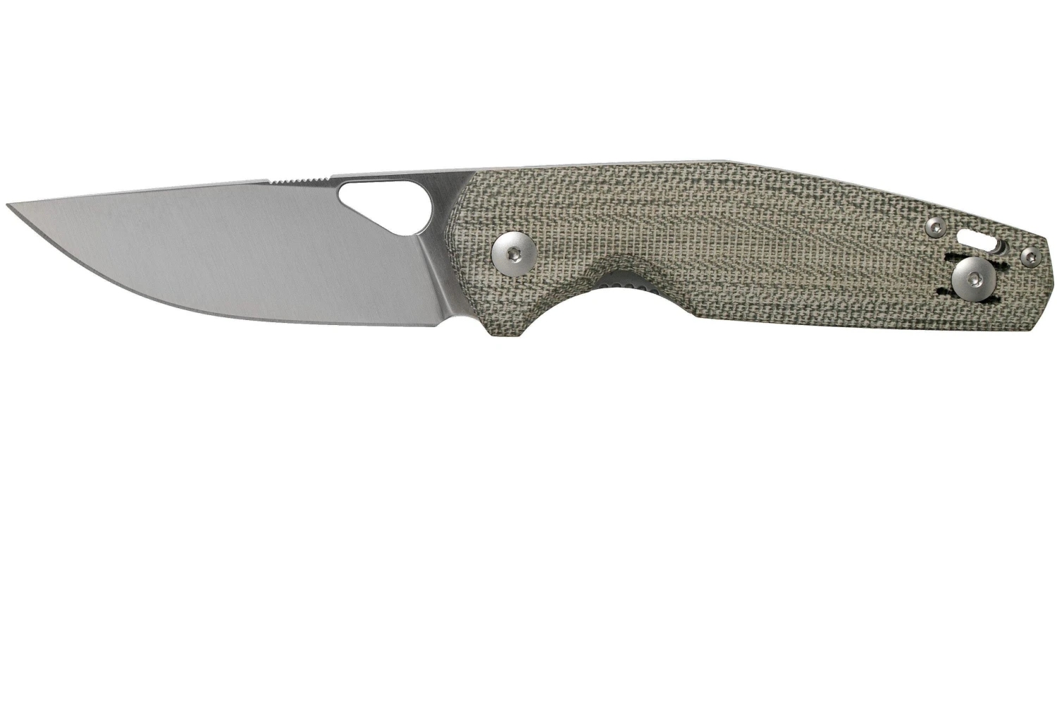 GiantMouse ACE Nimbus V2 Green Canvas Micarta Navaja, Ansø And Voxnaes Design 3 GiantMouse ACE Nimbus V2 Green Canvas Micarta Navaja, Ansø And Voxnaes Design