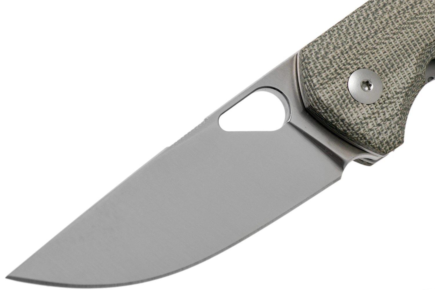 GiantMouse ACE Nimbus V2 Green Canvas Micarta Navaja, Ansø And Voxnaes Design 5 GiantMouse ACE Nimbus V2 Green Canvas Micarta Navaja, Ansø And Voxnaes Design - Imagen 3