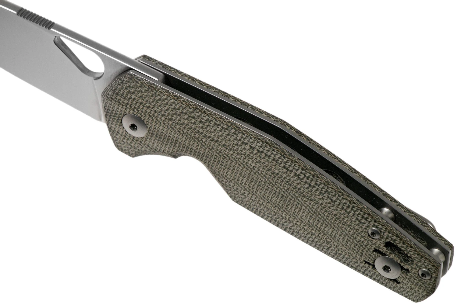 GiantMouse ACE Nimbus V2 Green Canvas Micarta Navaja, Ansø And Voxnaes Design 9 GiantMouse ACE Nimbus V2 Green Canvas Micarta Navaja, Ansø And Voxnaes Design - Imagen 7