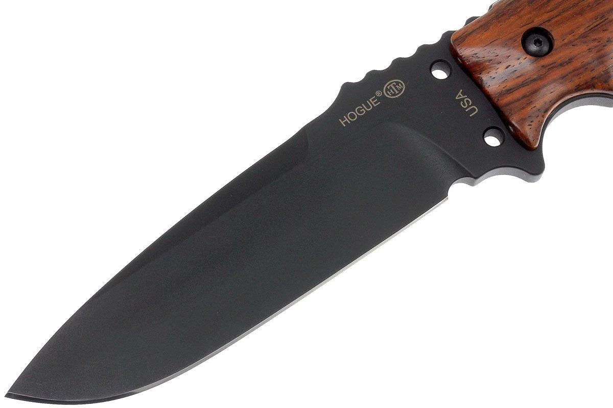 Hogue EX-F01 5.5" Drop Point A2, Mango Cocobolo, Funda Negra 35176 7 Hogue EX-F01 5.5" Drop Point A2, Mango Cocobolo, Funda Negra 35176 - Imagen 5