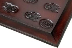 Rick Hinderer Knives Leather Valet Tray, Rectangular -Knives And Tools Comercio HRK A0080RCL00 03 rick hinderer knives