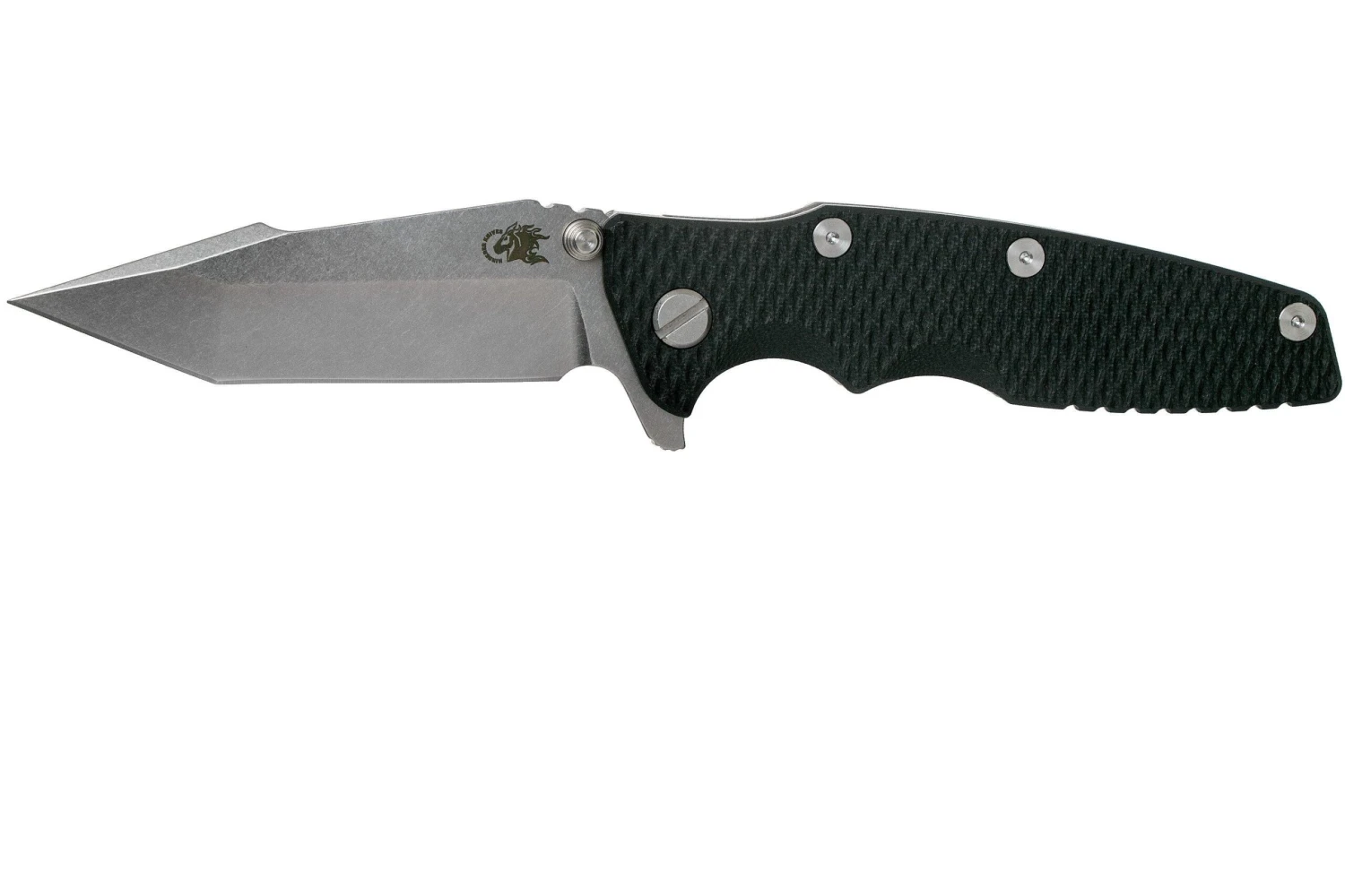 Rick Hinderer Eklipse 3.5” Harpoon Tanto, CPM 20CV, Stonewashed, Black G10 Navaja 3 Rick Hinderer Eklipse 3.5” Harpoon Tanto, CPM 20CV, Stonewashed, Black G10 Navaja