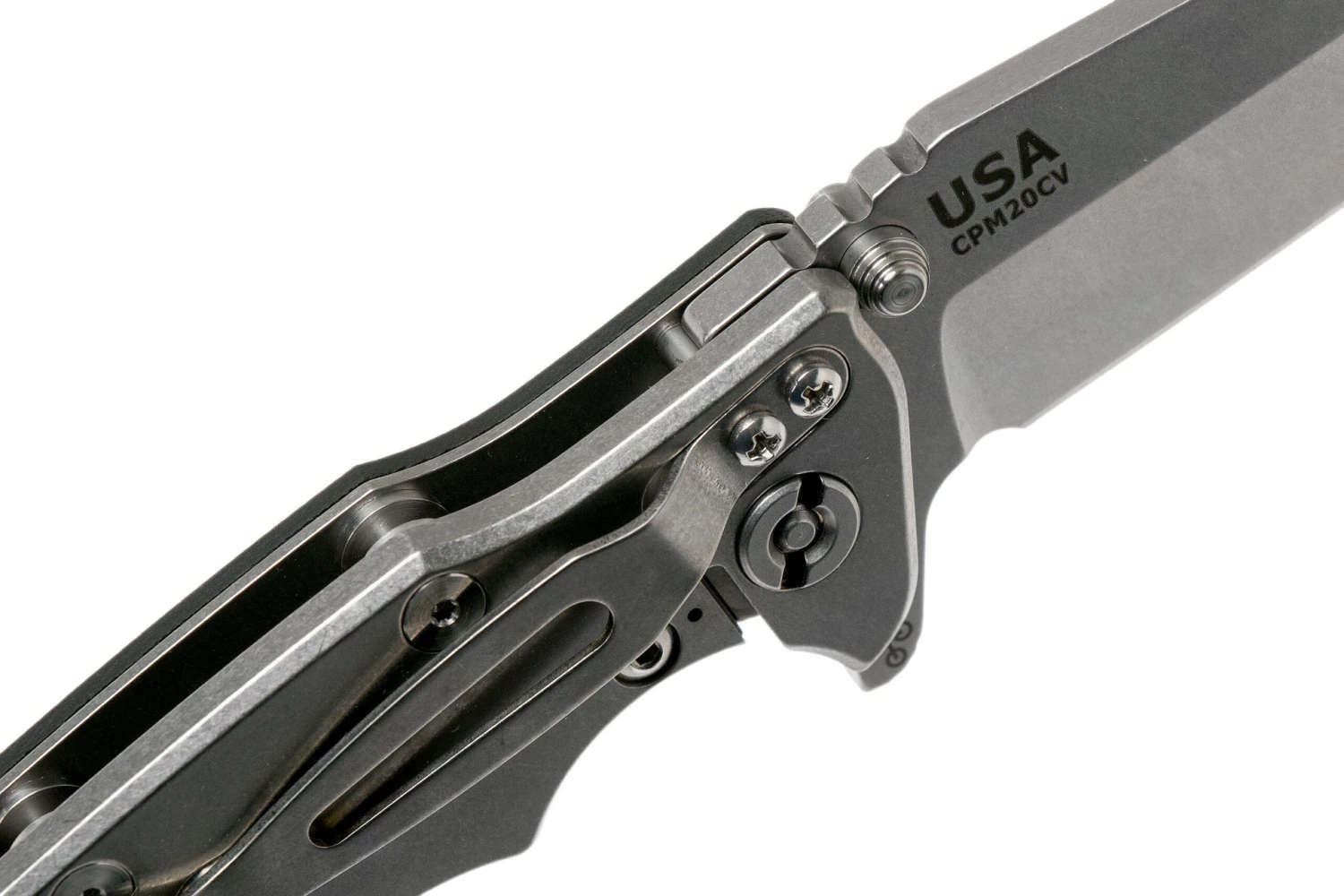 Rick Hinderer Eklipse 3.5” Harpoon Tanto, CPM 20CV, Stonewashed, Black G10 Navaja 8 Rick Hinderer Eklipse 3.5” Harpoon Tanto, CPM 20CV, Stonewashed, Black G10 Navaja - Imagen 6