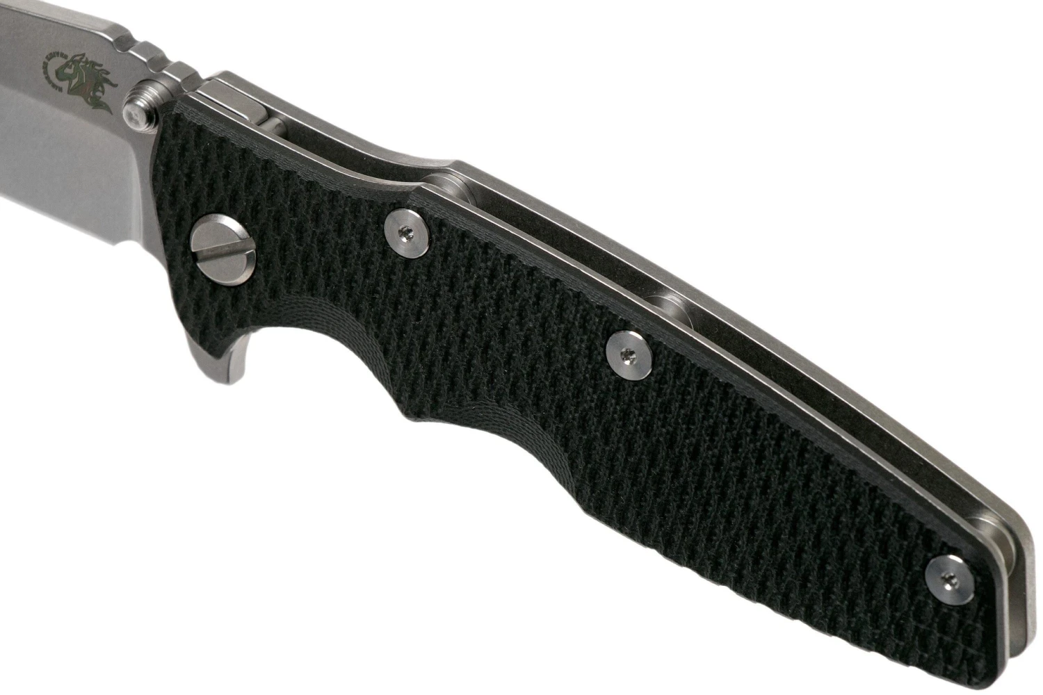 Rick Hinderer Eklipse 3.5” Harpoon Tanto, CPM 20CV, Stonewashed, Black G10 Navaja 9 Rick Hinderer Eklipse 3.5” Harpoon Tanto, CPM 20CV, Stonewashed, Black G10 Navaja - Imagen 7