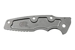 Rick Hinderer Eklipse 3.5” Escala, Textured Stonewash Titanium -Knives And Tools Comercio HRK EK 35 SC TXTI SW 02 rickhinderer