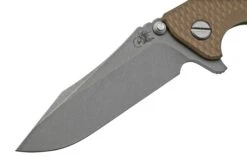 Rick Hinderer Eklipse 3.5” Spearpoint S45VN, Battle Bronze, Earth Brown G10, Navaja -Knives And Tools Comercio HRK EK 35 SP BBR FDE 03 rickhinderer