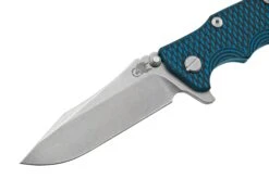 Rick Hinderer Eklipse 3.5” Spearpoint S45VN, Stonewash Blue, Blue Black G10, Navaja -Knives And Tools Comercio HRK EK 35 SP BL BB 03 rickhinderer