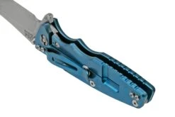 Rick Hinderer Eklipse 3.5” Spearpoint S45VN, Stonewash Blue, Blue Black G10, Navaja -Knives And Tools Comercio HRK EK 35 SP BL BB 04 rickhinderer